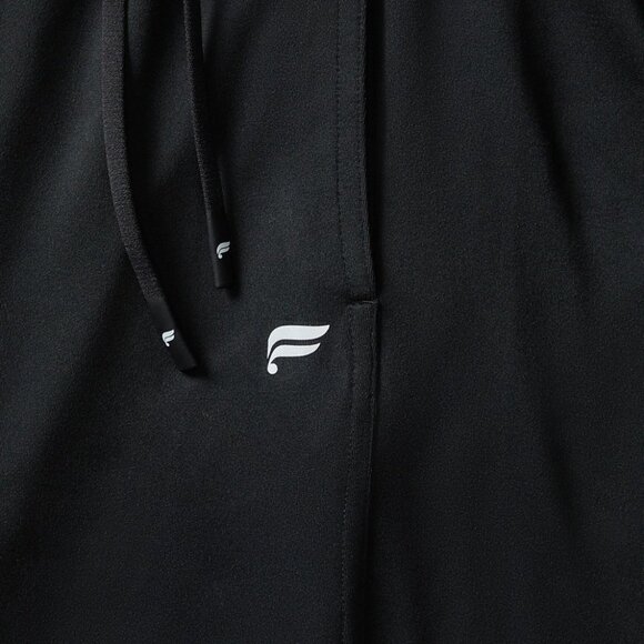 Fabletics Joggers Cloud Jersey Wide Leg Pant Black Soft Comfy Women's Size XL - Picture 3 of 13